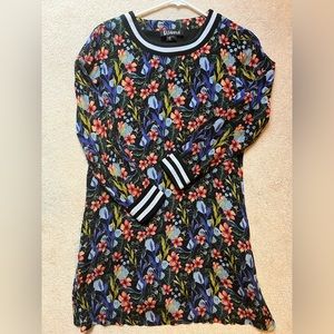 Anthropologie long sleeve shift dress